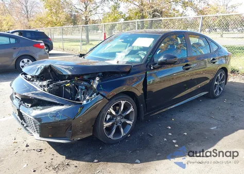 2025 Honda Civic Hybrid Sport/Sport Touring z USA, uszkodzony, nr VIN 2HGFE4F89SH304735